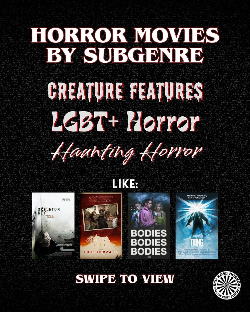 Horror Subgenre Watchlist