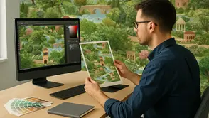 Custom wall mural file guide for DPI, panels, bleed, and color proofing.