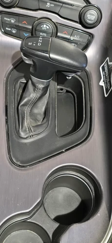Anti-Theft Neutral Strap Cover Plate – For Dodge Charger 2015-2023 – Black Steel With Screws