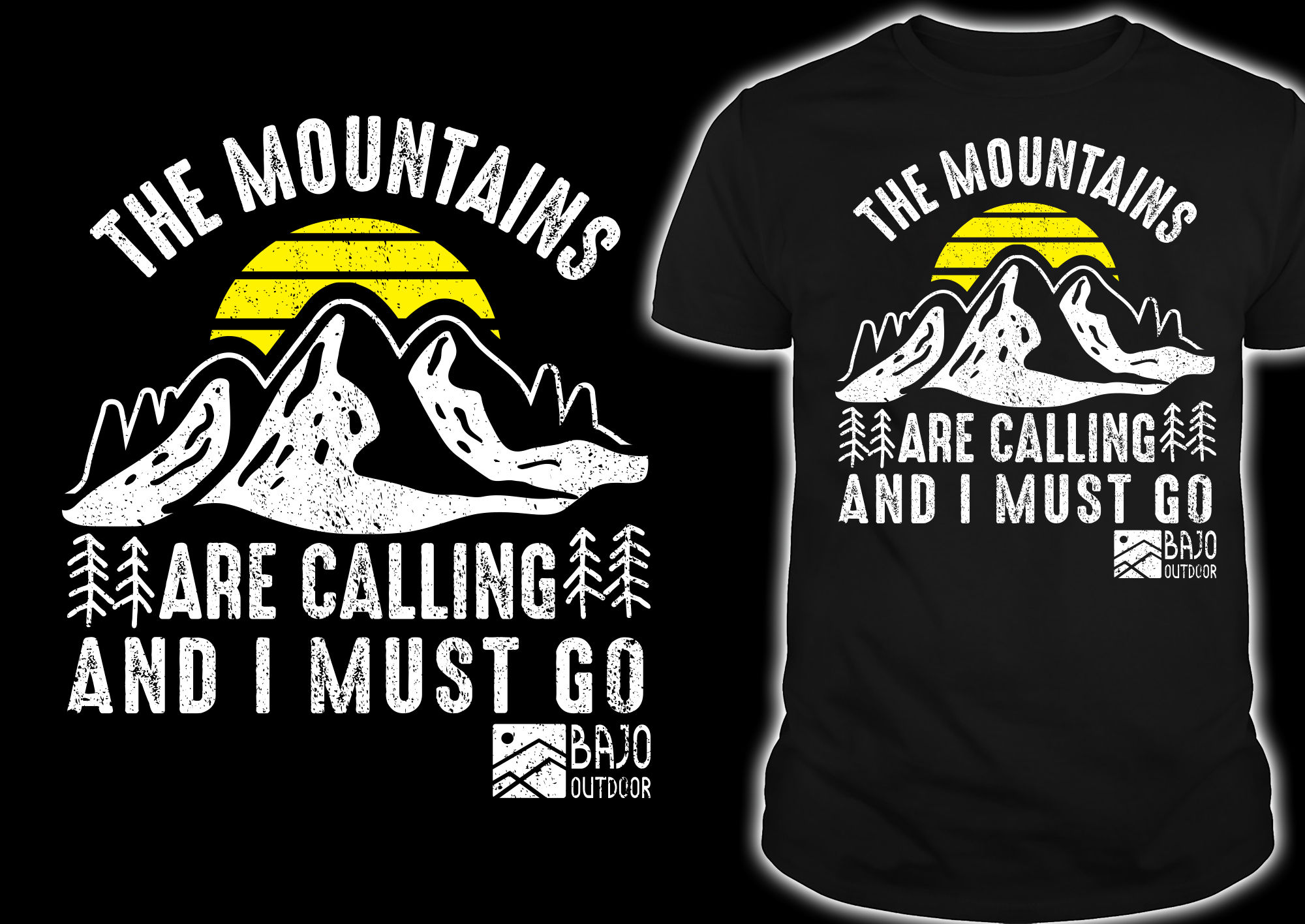 Majica s kratkim rokavom "Mountain"