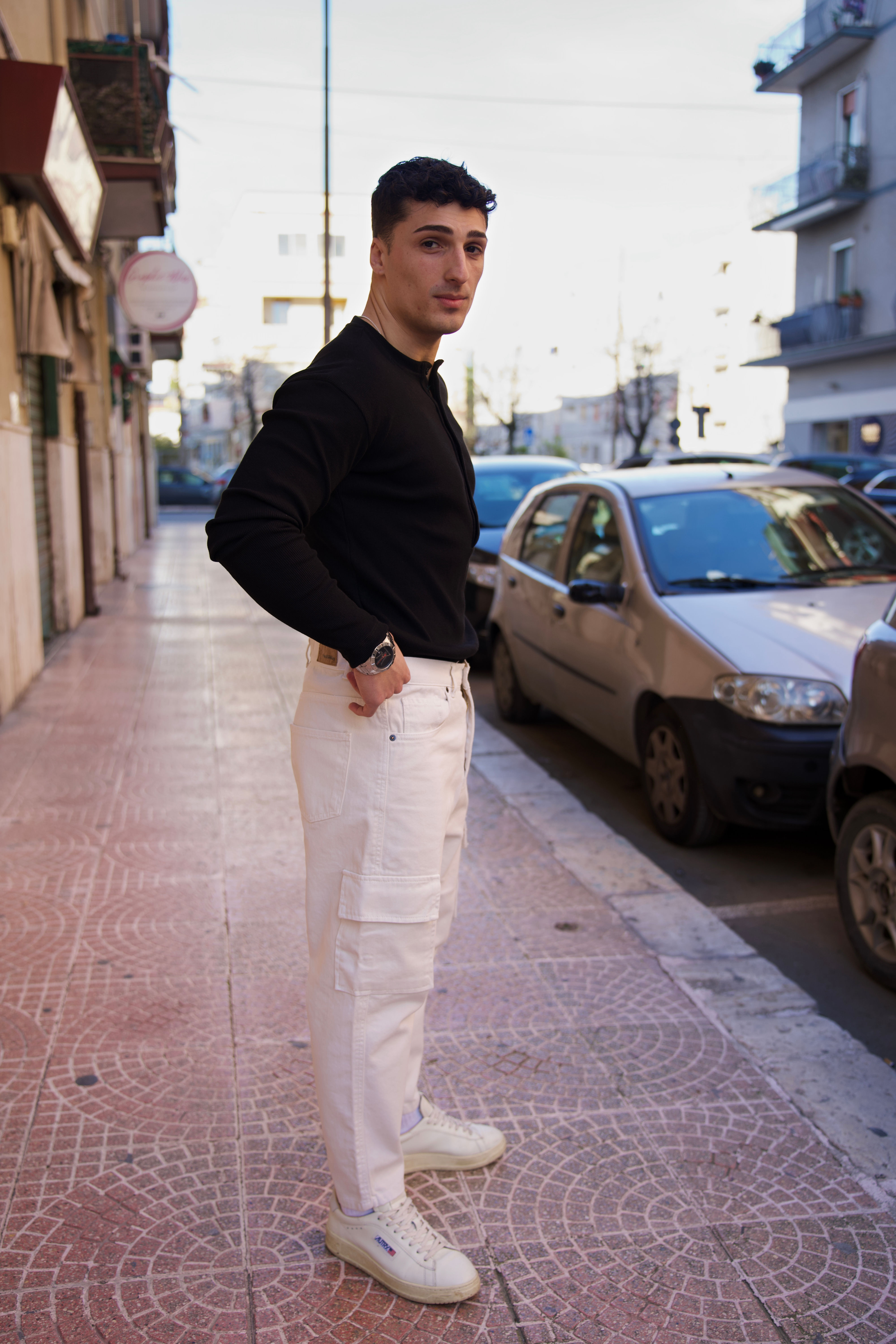 Jeans Stright Fit bianco