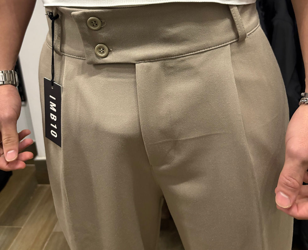 Miniatura: PANTALONE VITA ALTA BEIGE