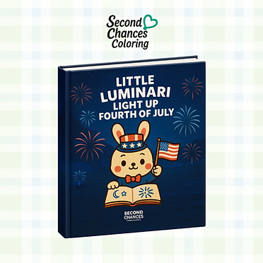 Little Luminari Light Up Fourth of July Coloring Book Freebie New Release