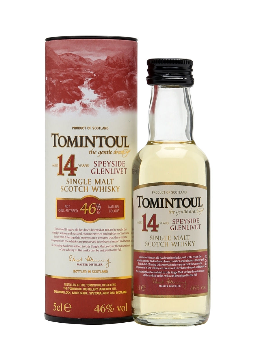 Tomintoul 14 Years Old Whisky 50ml Miniature