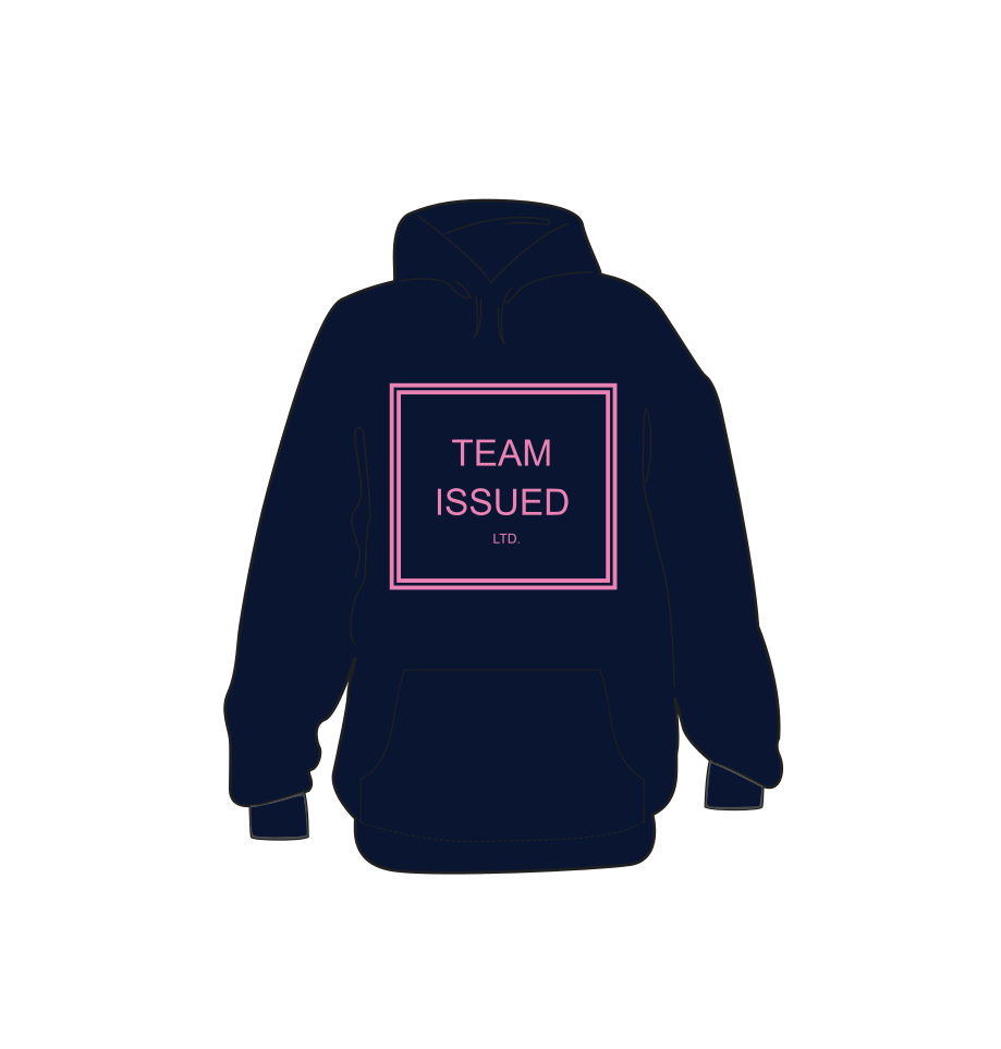 Thumbnail: Custom Navy Pullover Hoodie