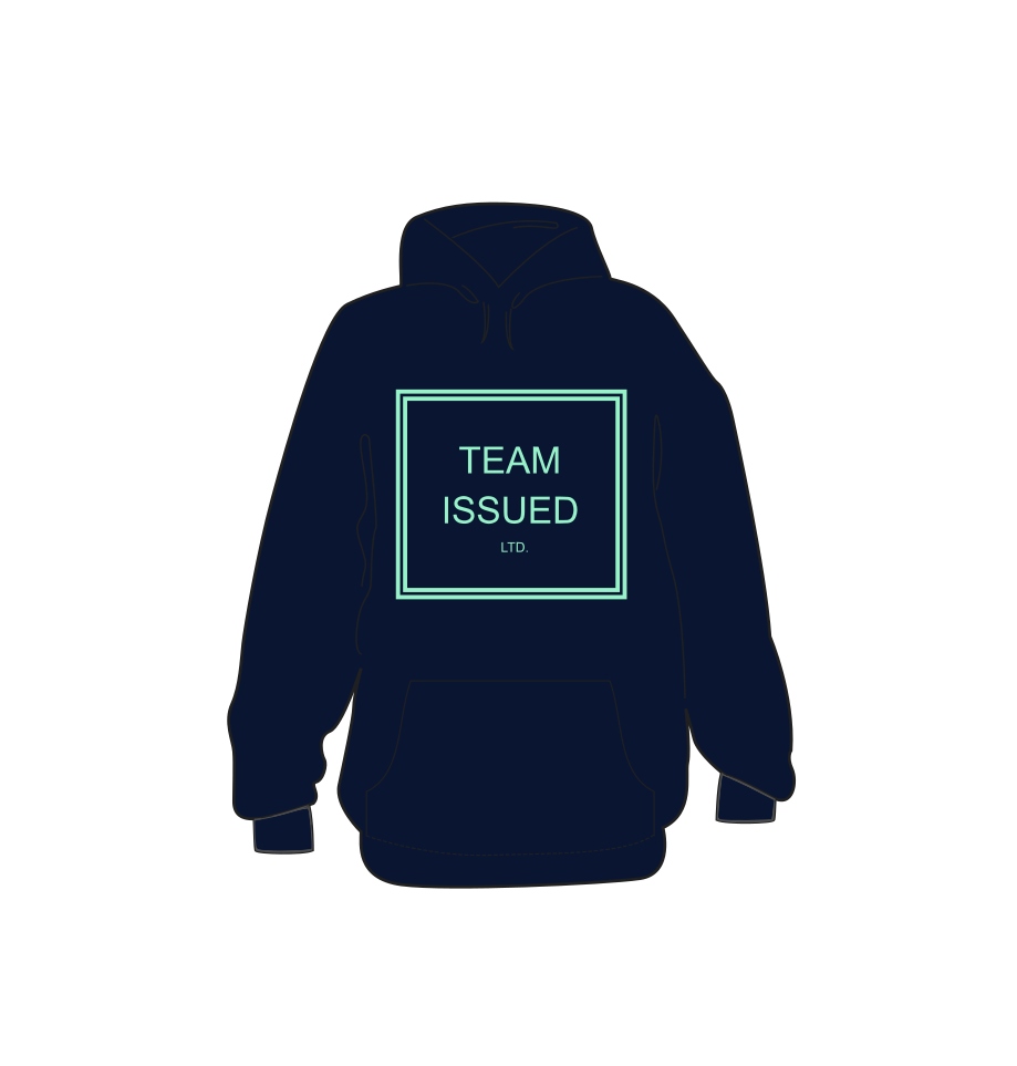 Thumbnail: Custom Navy Pullover Hoodie