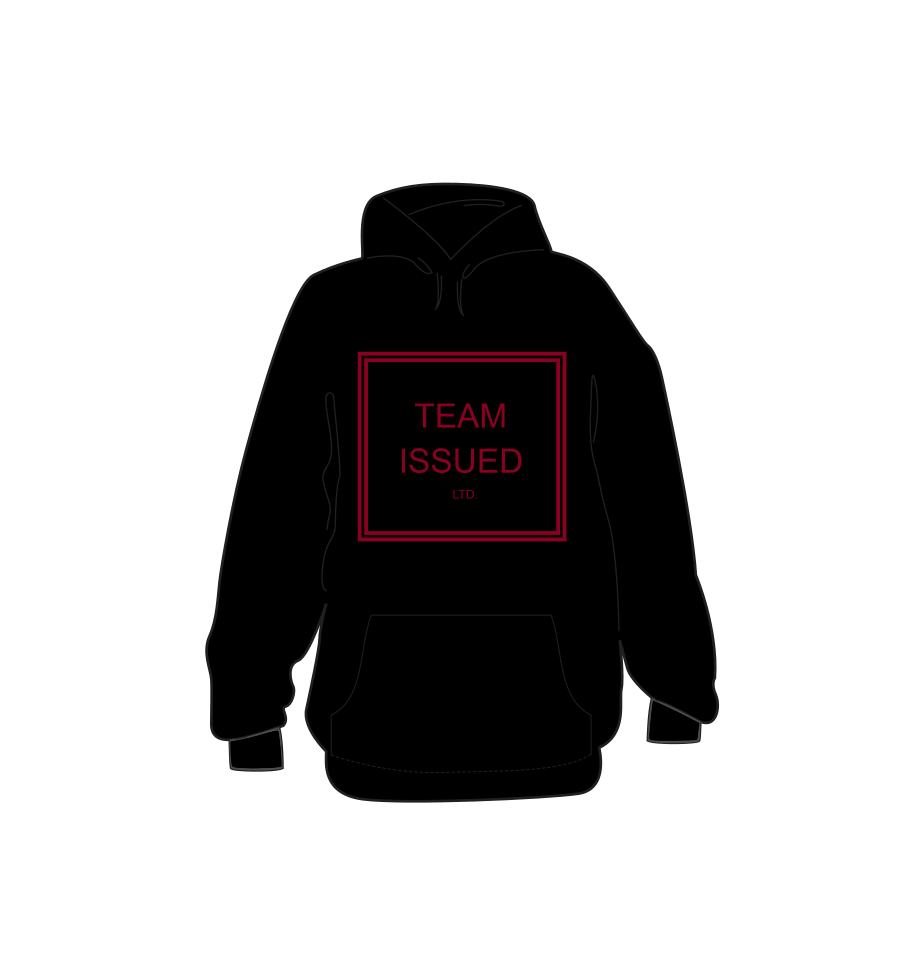 Thumbnail: Custom Black Pullover Hoodie