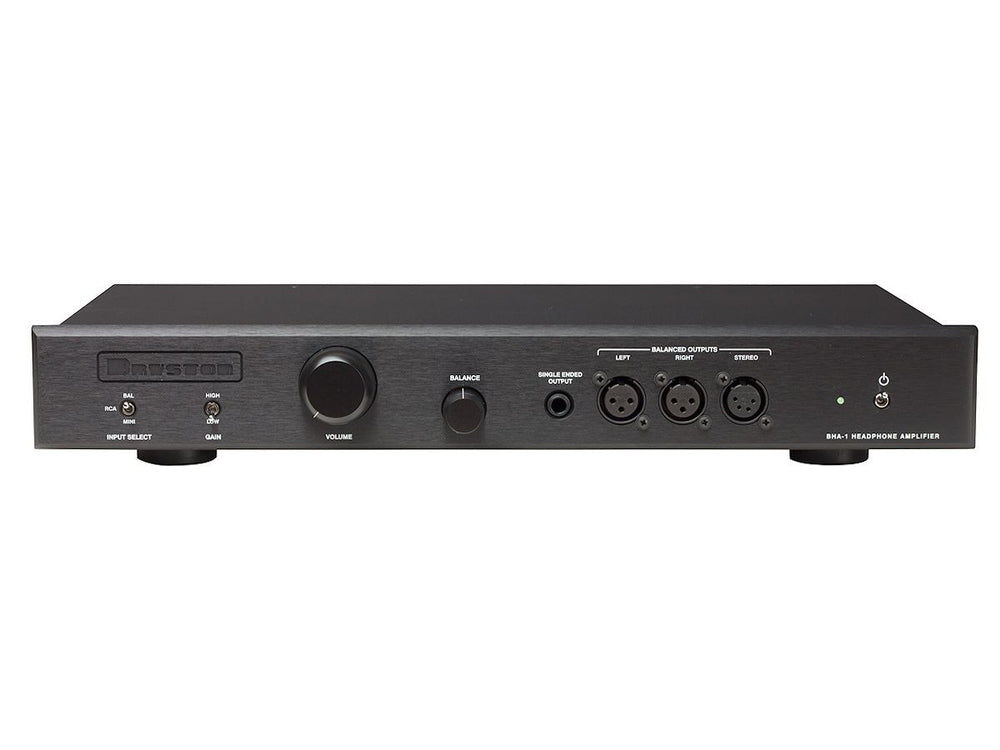 Bryston BHA-1 balanced headphone amplifier in black
