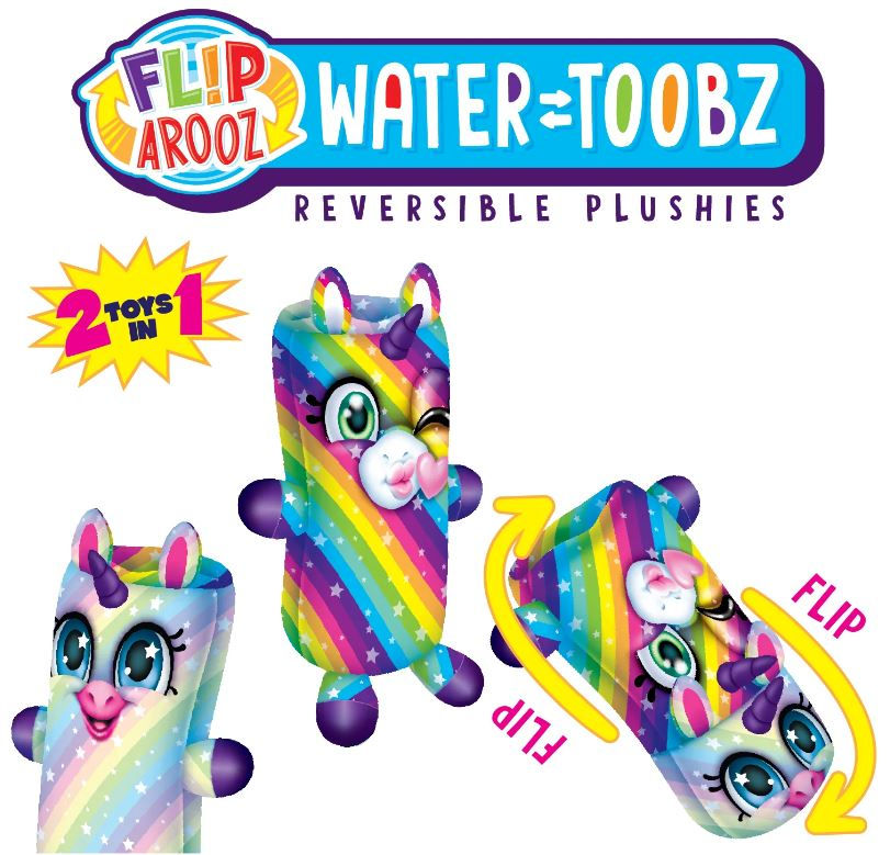 Thumbnail: FL!PAROOZ - 6" Reversible Plush Water Wiggler - Counter Display
