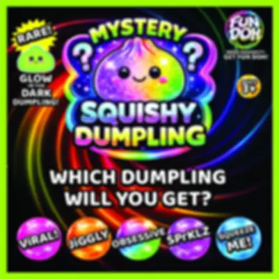 FunDoh™ Mystery Squishy Dumplings - 2.5" - Can You Find the Rare One?
