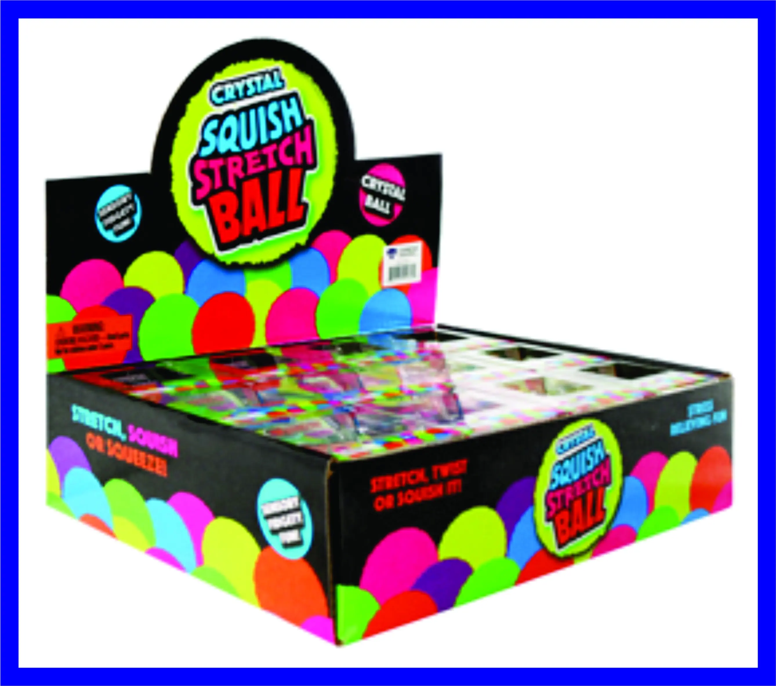 2” Sugar Dough Cube - Slow Release - Translucent with Glitter - Counter Display