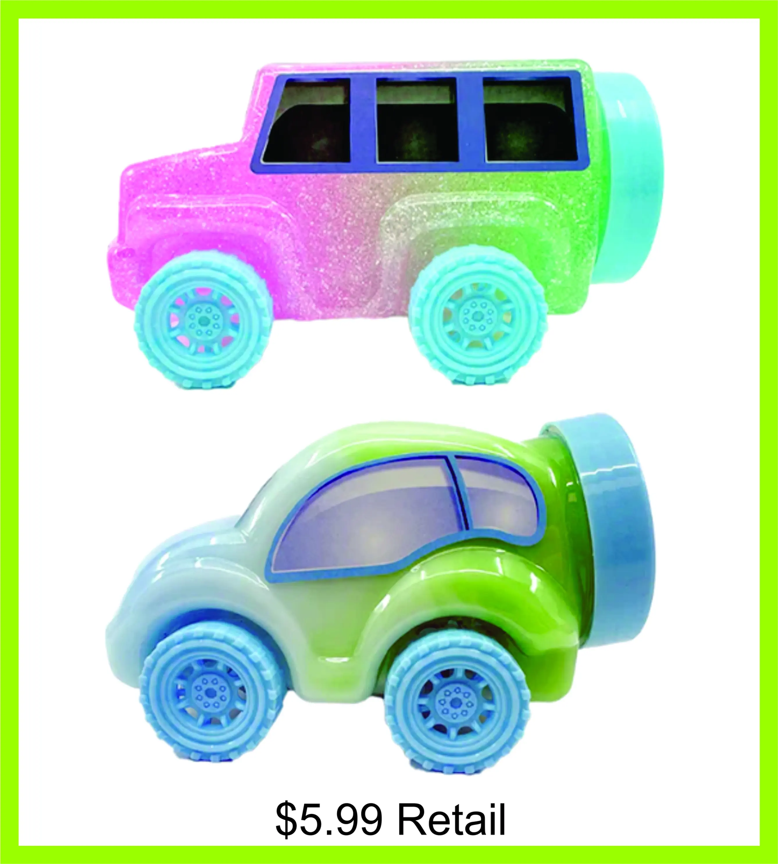 Kipp Brothers™ Car Slime - Slime in a Toy Car