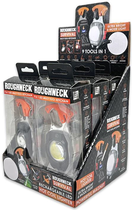Thumbnail: Roughneck™ Survival Multi Tool Keychain - 9 in 1 Ultimate Multi Tool