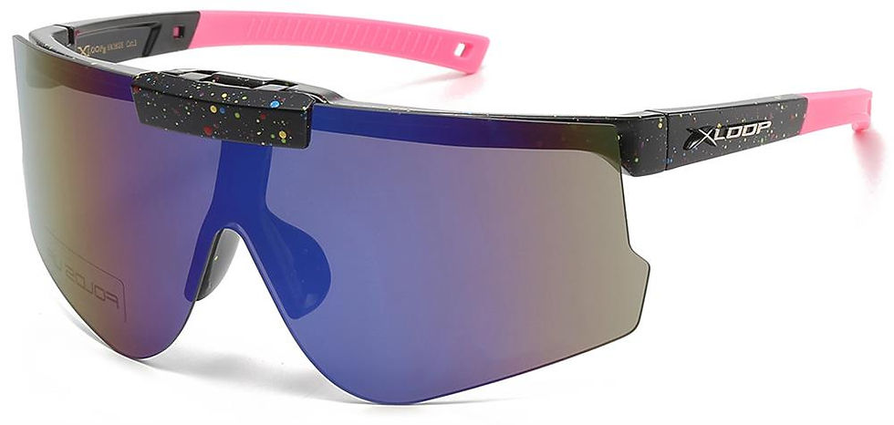 Thumbnail: X-Loop™ "Look-A-Like" Sunglasses - Flip Ups - UV 400 - Assorted Colors