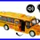 Thumbnail: 7.5” Friction Power School Bus - Lights & Sound - Batteries Included - Display