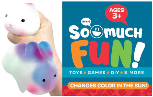 Color Changing Bunny Squish Balls - Changes Color in the Sun | Treasure ...