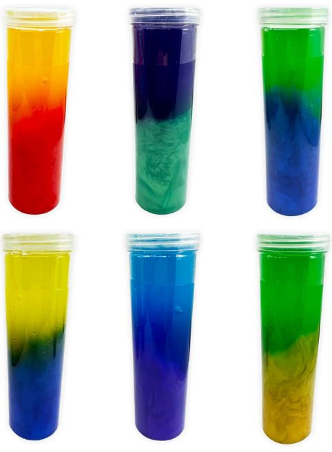 Thumbnail: Fun Doh™ XXL 3-Color Slime - 7.5 Inches Tall - 6 Assorted Color Combinations