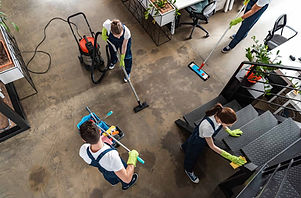 comercial cleaning team