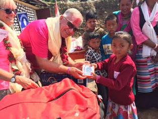 The trek to Meselmi Village for Don and Jenny makes a difference.