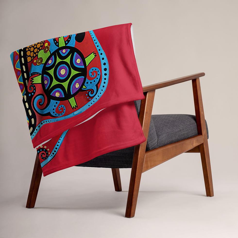 Thumbnail: Crocky Creek : Throw Blanket