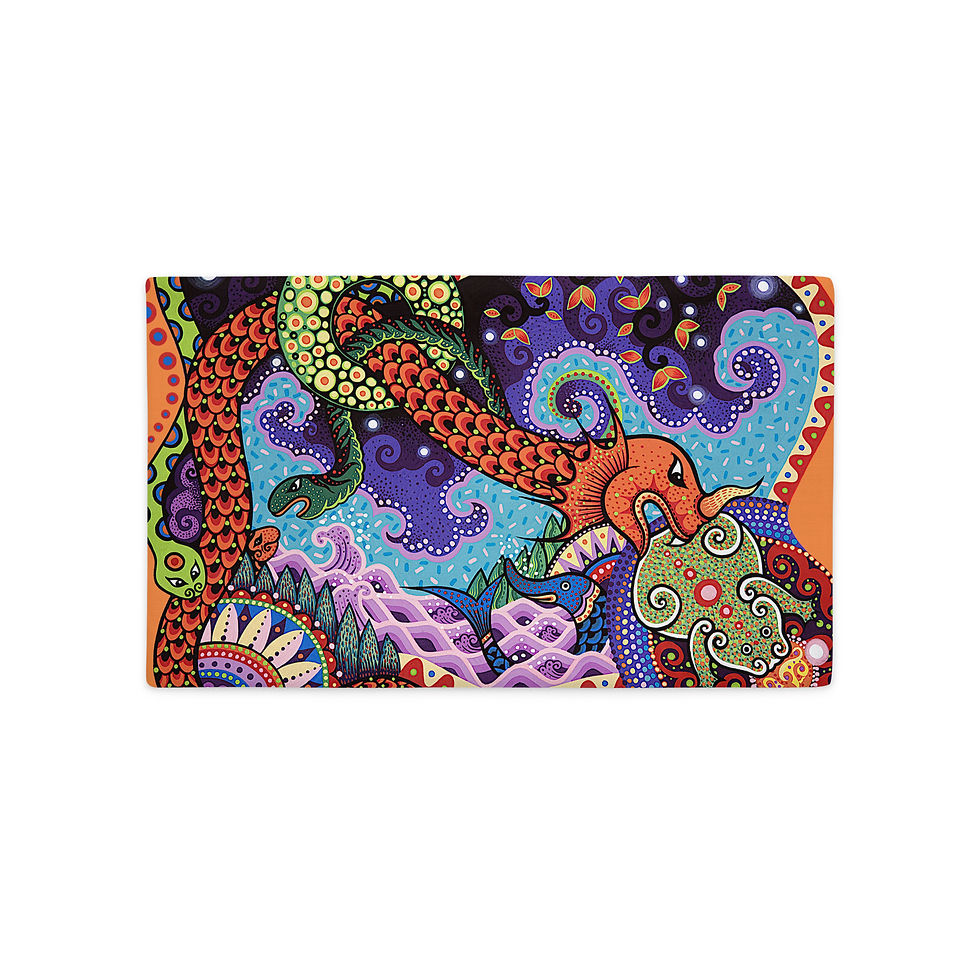 Thumbnail: Serpent King : Premium Pillow Case