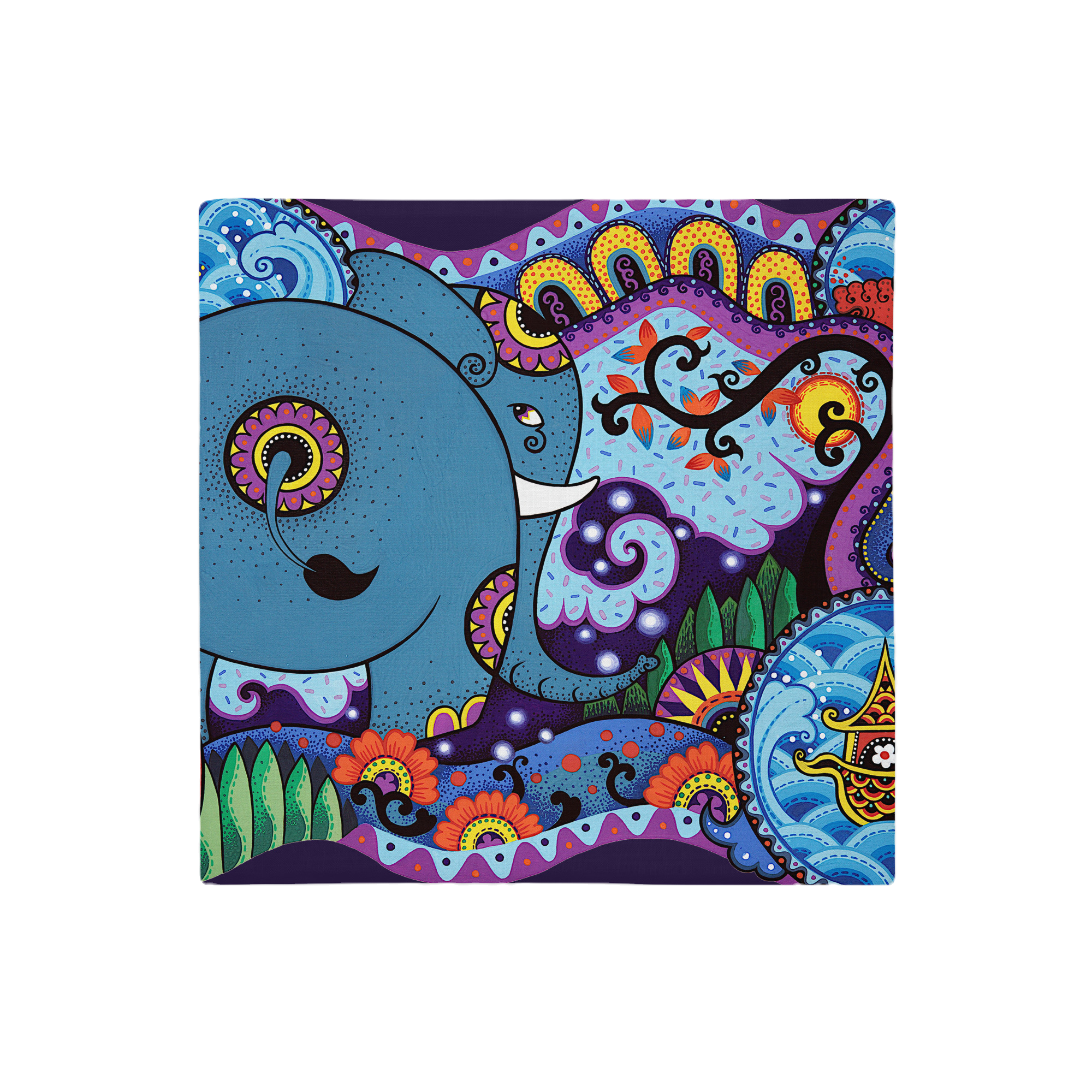 Aquaphant : Premium Pillow Case