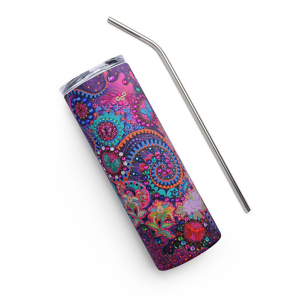 Thumbnail: The Butterfly Effect : Stainless steel tumbler