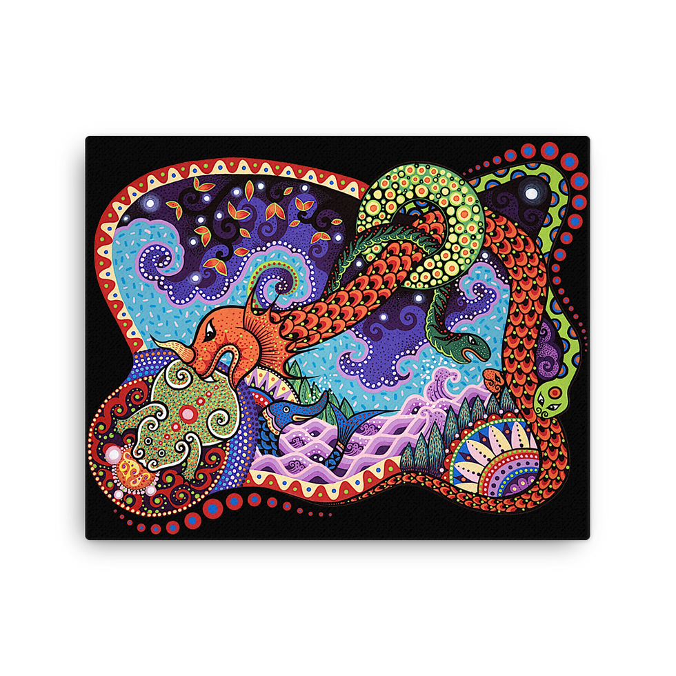 Thumbnail: Serpent King : Thin canvas