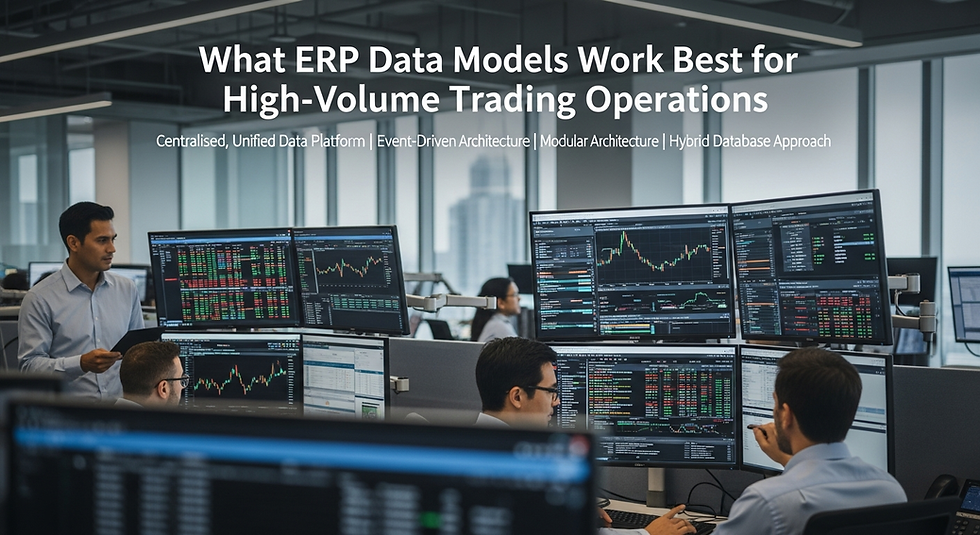 What ERP Data Models Work Best for High-Volume Trading Operations