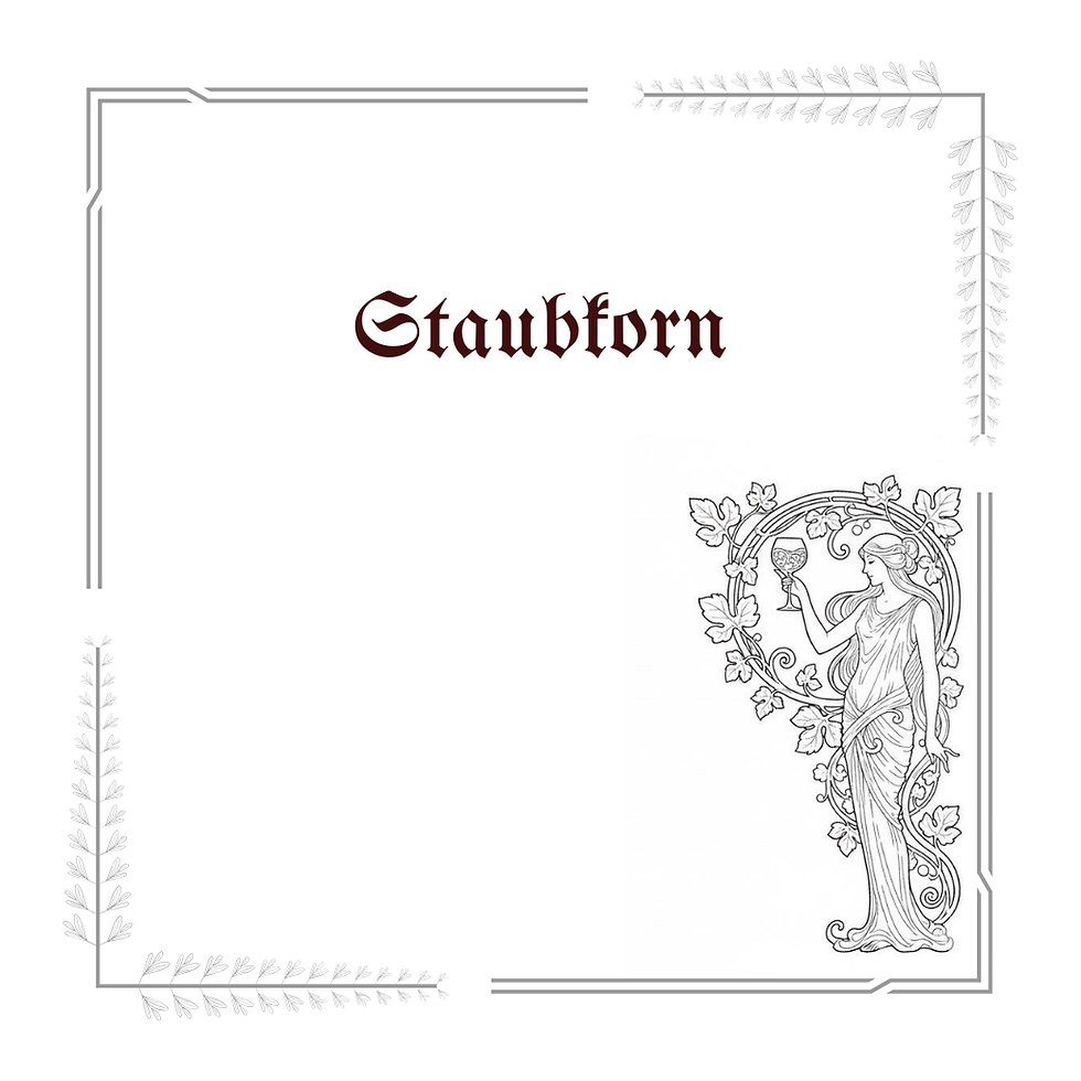 Poesie & Wein: Staubkorn | deutsche Lyrik