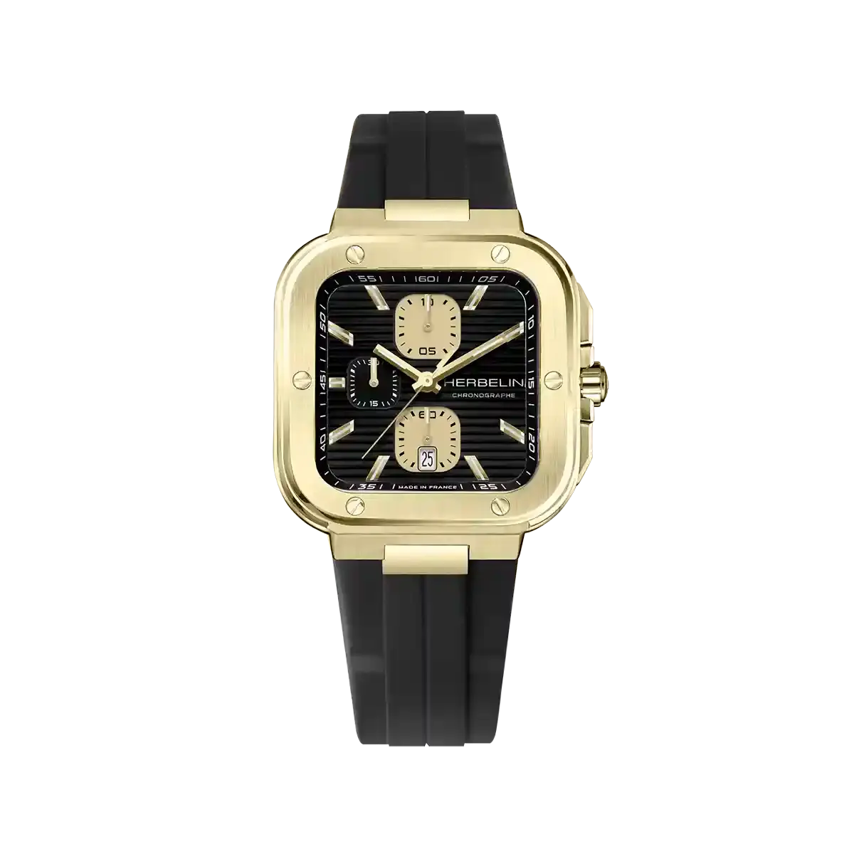 Montre Homme Camarat Quartz Acier Bicolor & FKM