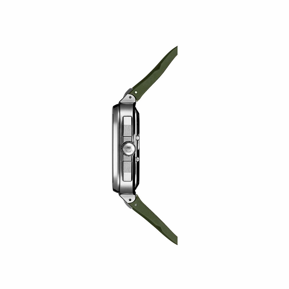 Miniature : HERBELIN Cap Camarat Square – Chronographe – Kaki / FKM