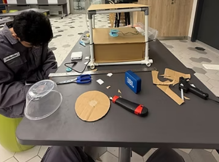 Figure 27: Teammates Working Hard