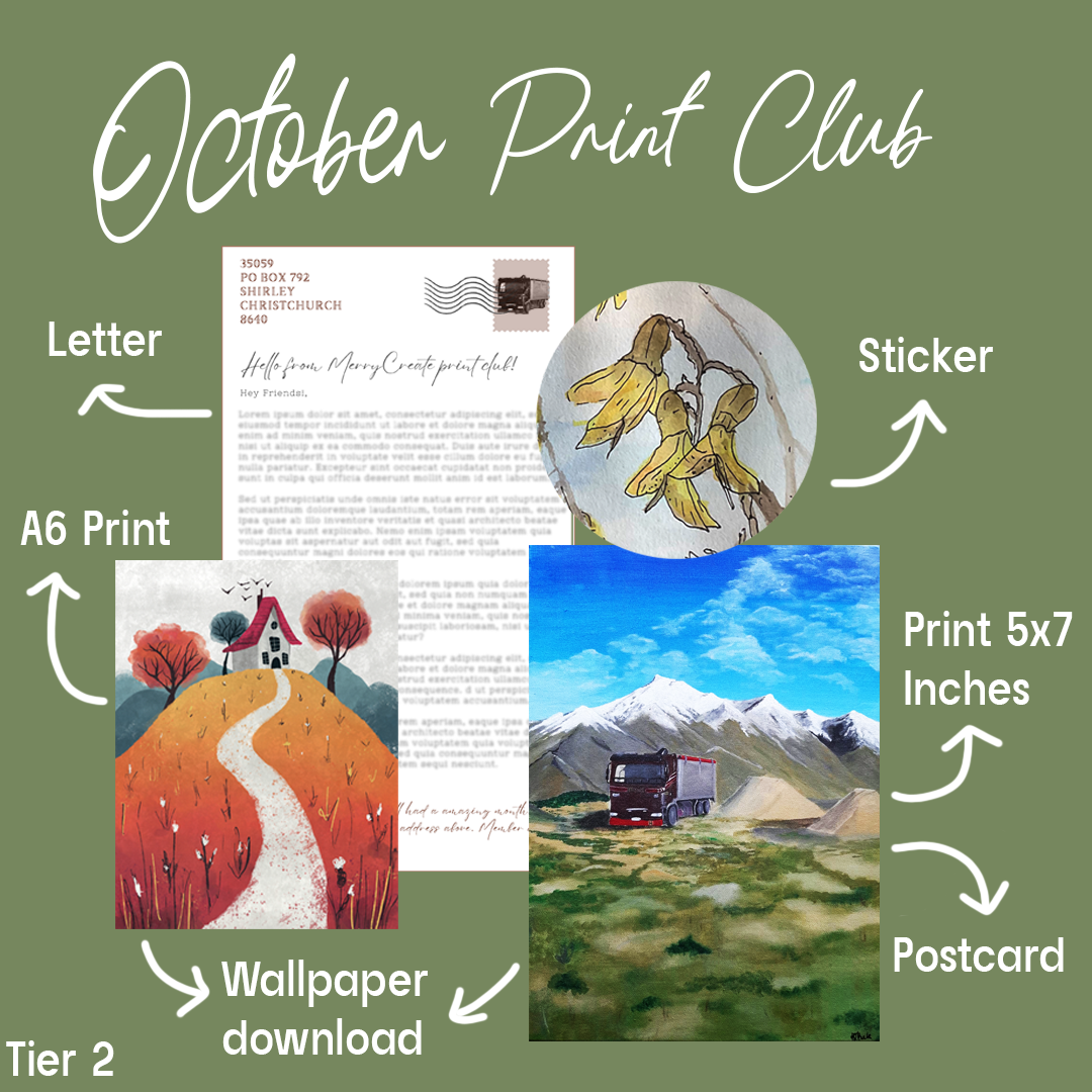 Tier 2 - October catch up print club