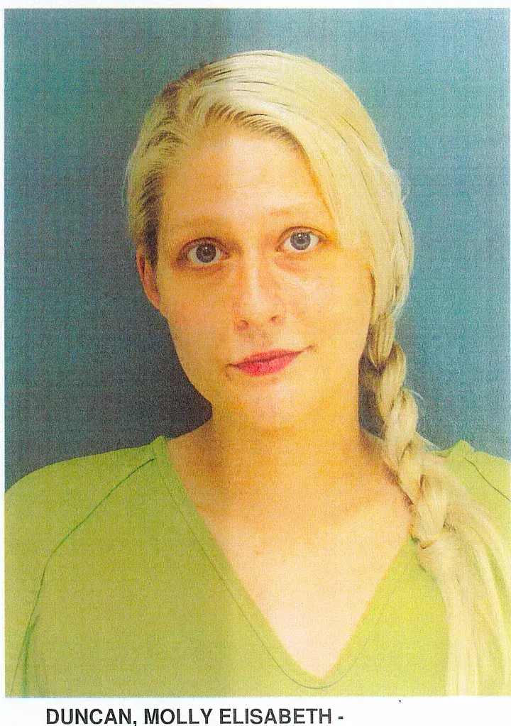 Molly Duncan booking photo