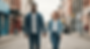Interracial dating couple walking