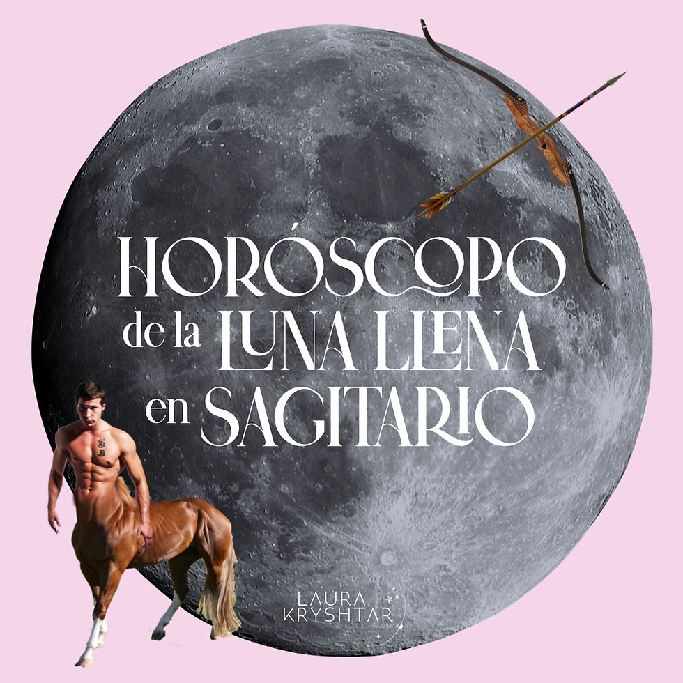 Carátula del blog del Horóscopo de la Luna Llena en Sagitario