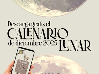 Carátula Descarga gratis tu calendario lunar de diciembre 2025