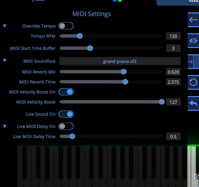 How can I increase the volume of Midi in rendering? After Turning On