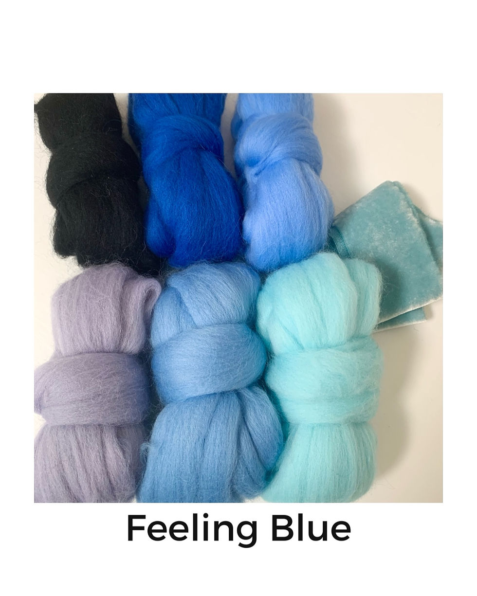 Thumbnail: Merino Roving & Velvet Bundle