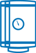 An icon of a hot water tank.