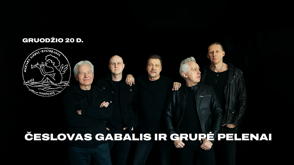 Česlovas Gabalis and the group Pelenai