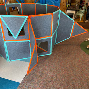 superspace build with magnetic panes