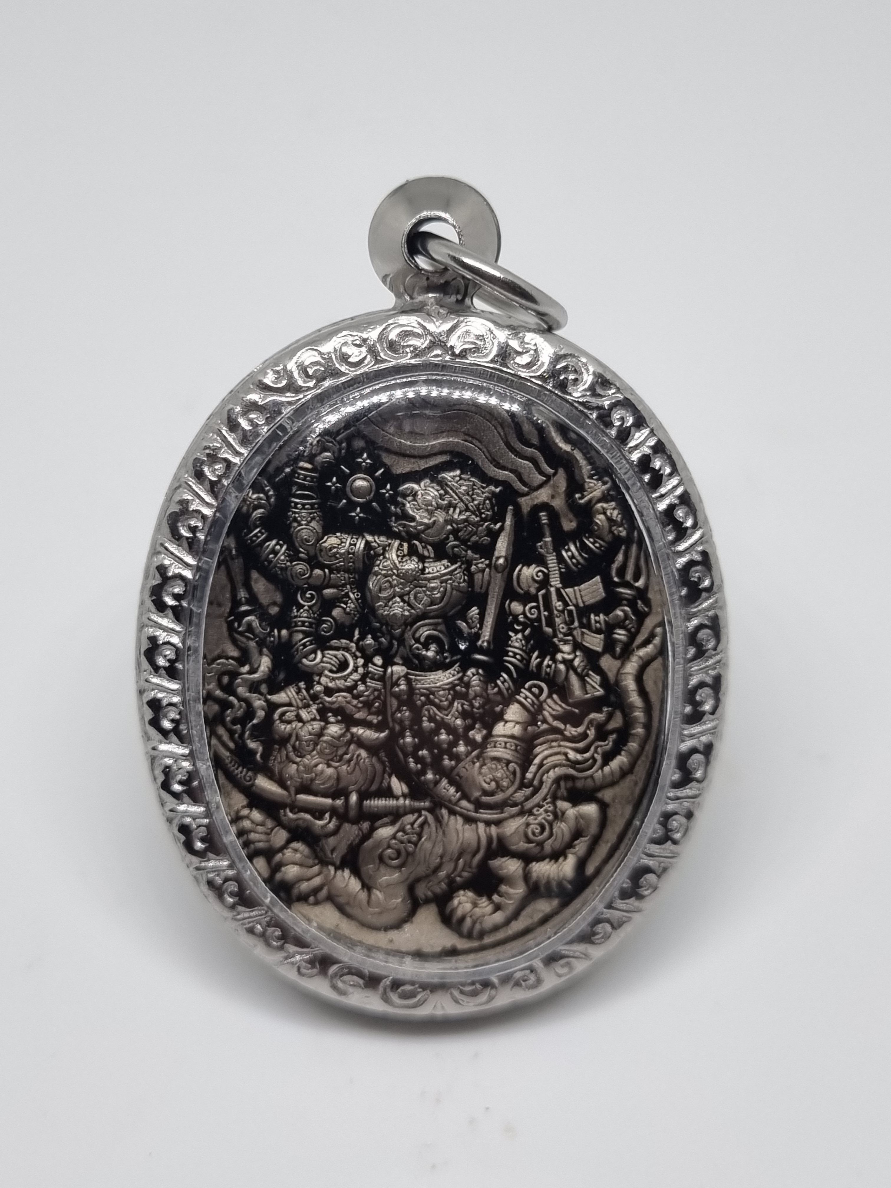 Hanuman Riding a Tiger