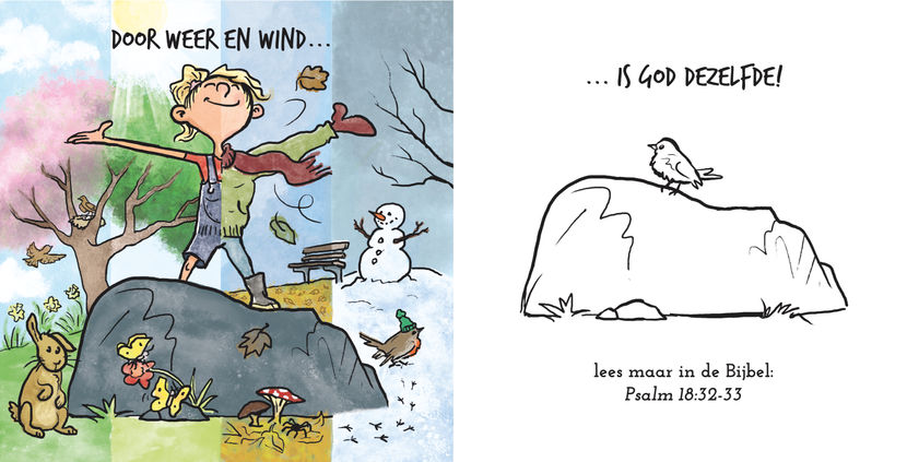 Comic illustration colorful