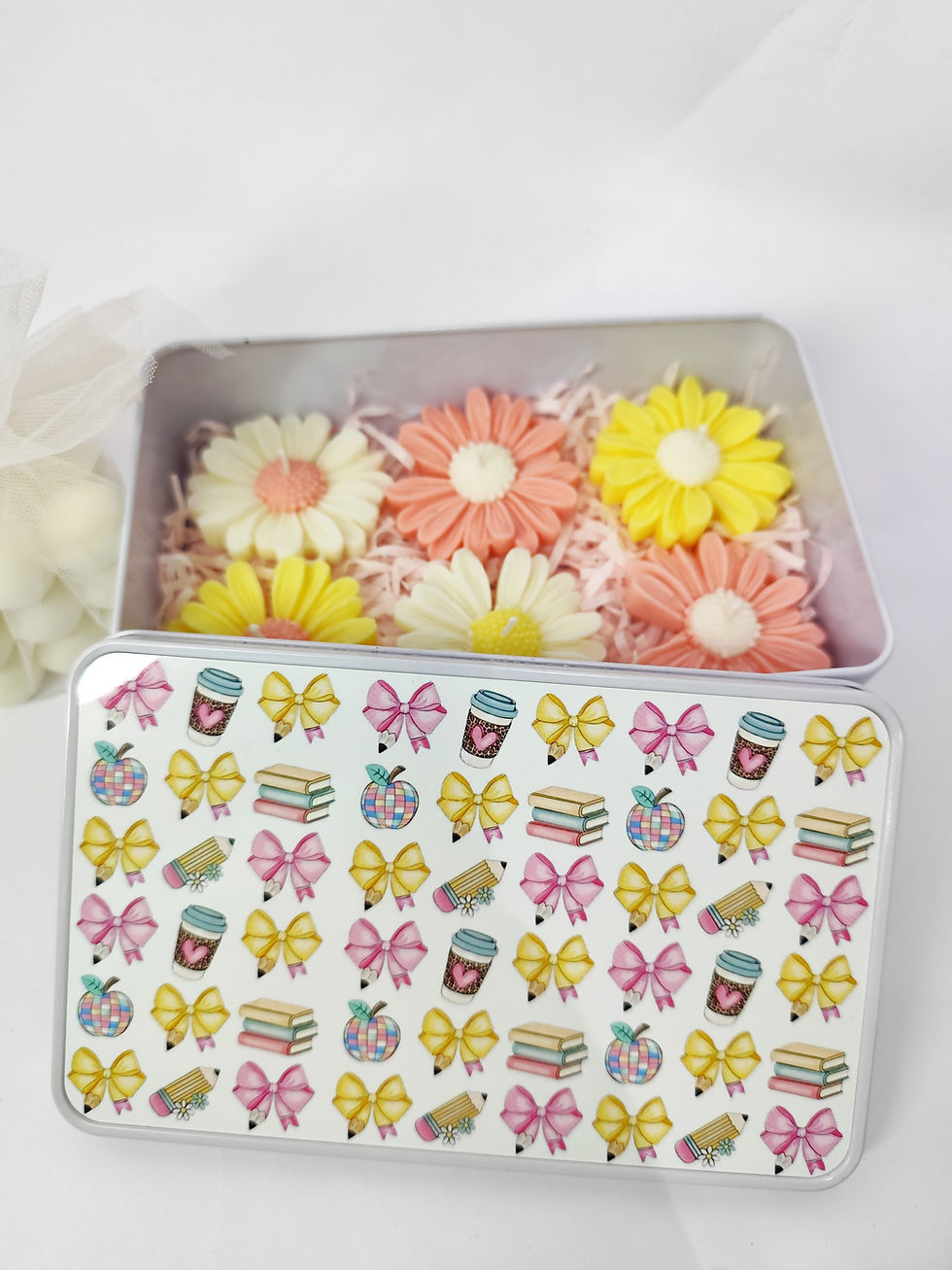 Miniatura: Lata personalizada con 6 velas aromaticas 