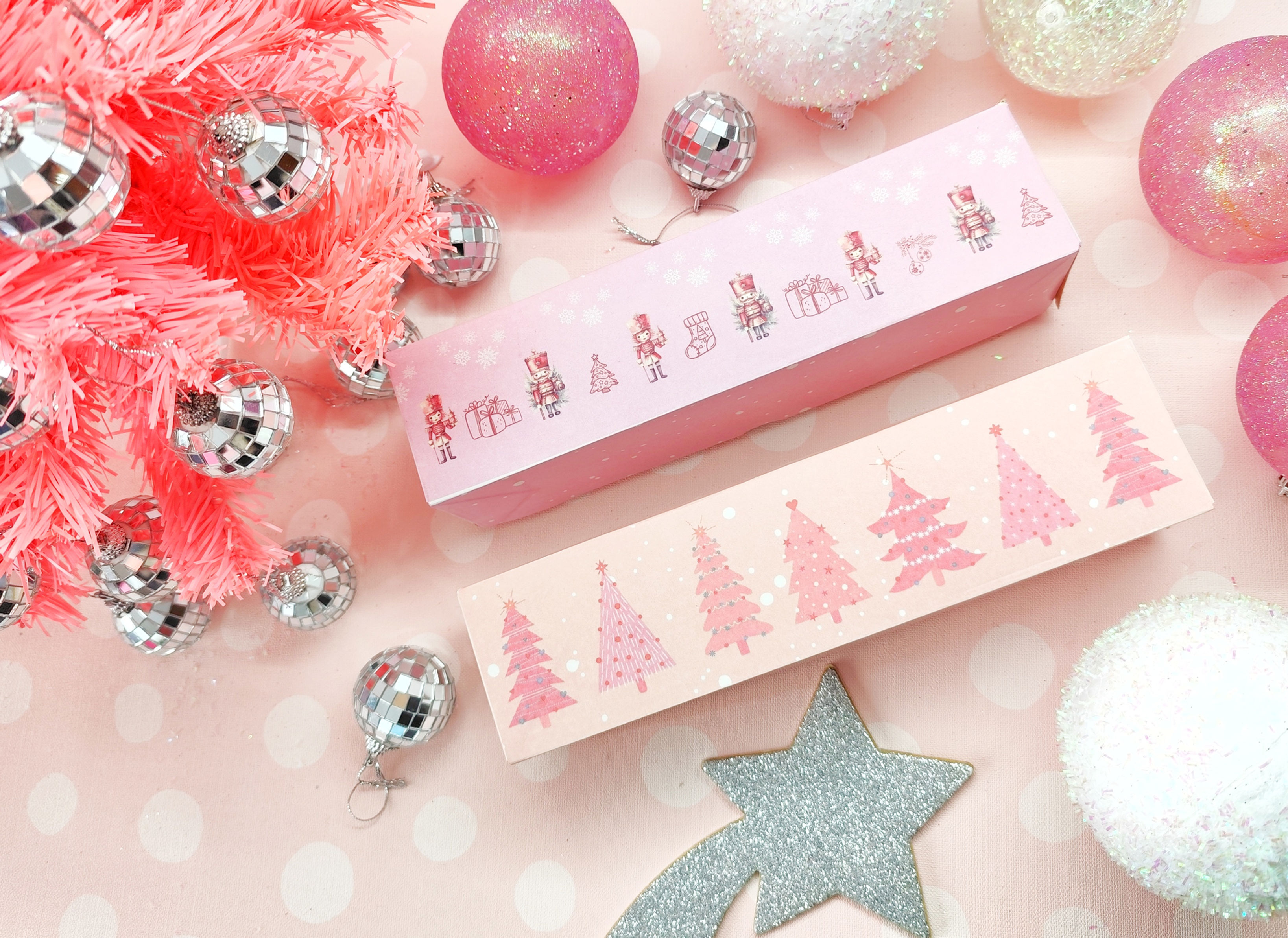 Caja personalizada macarrones o alfajores x 10 unidades 