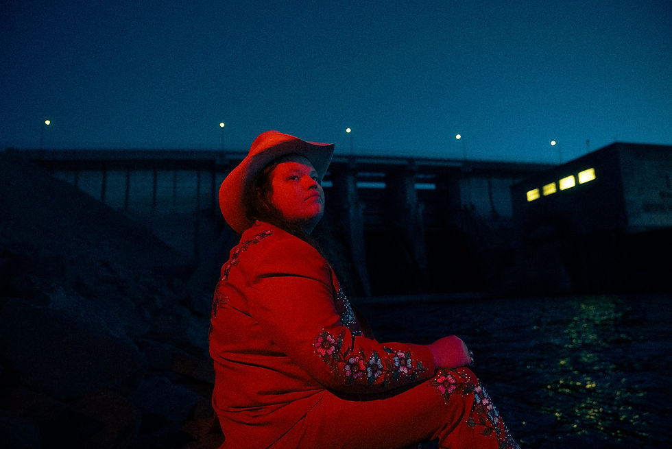 Marcus King posing for single artwork