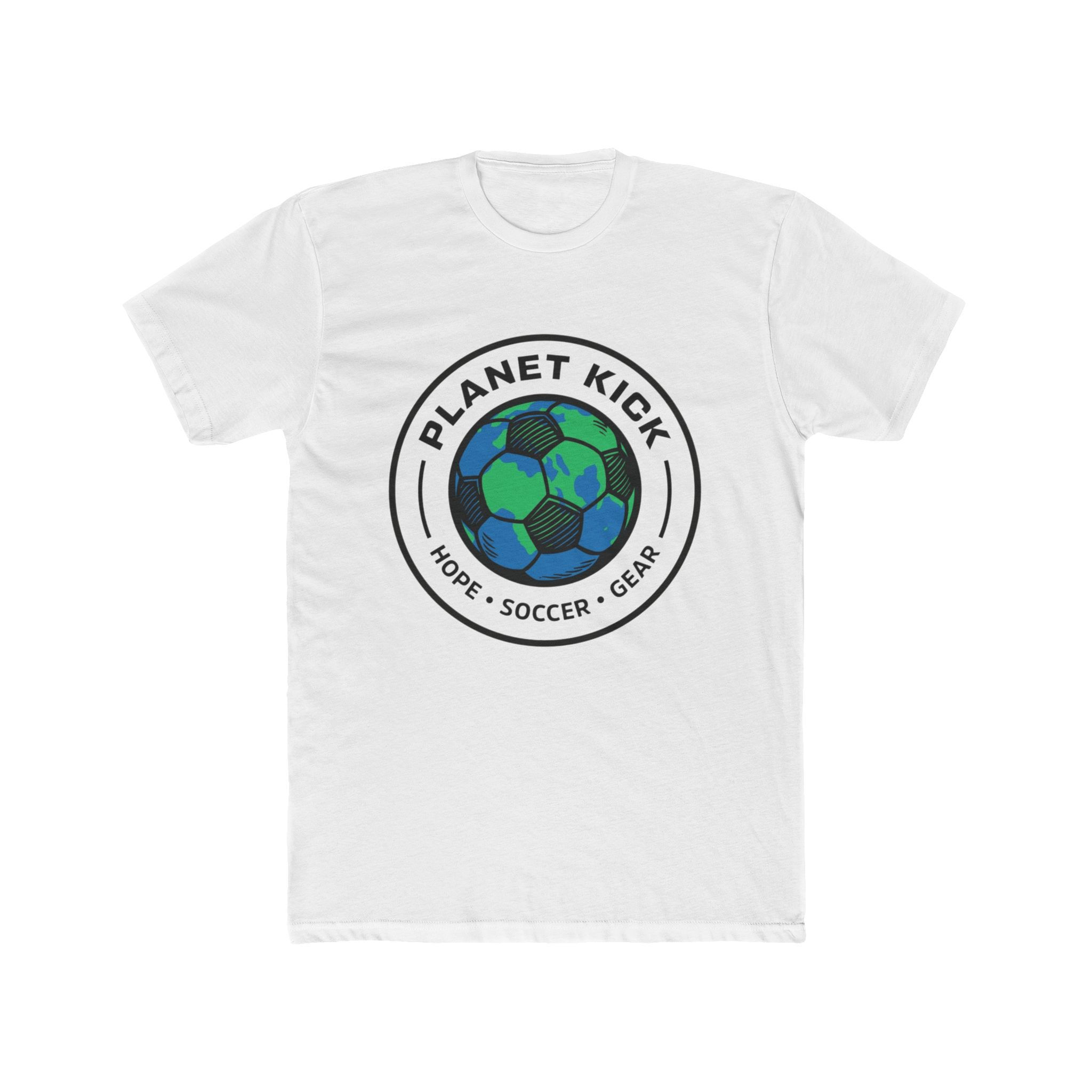 Planet Kick Soccer Tee — 'Planet Kick' Logo Shirt for Soccer Fans