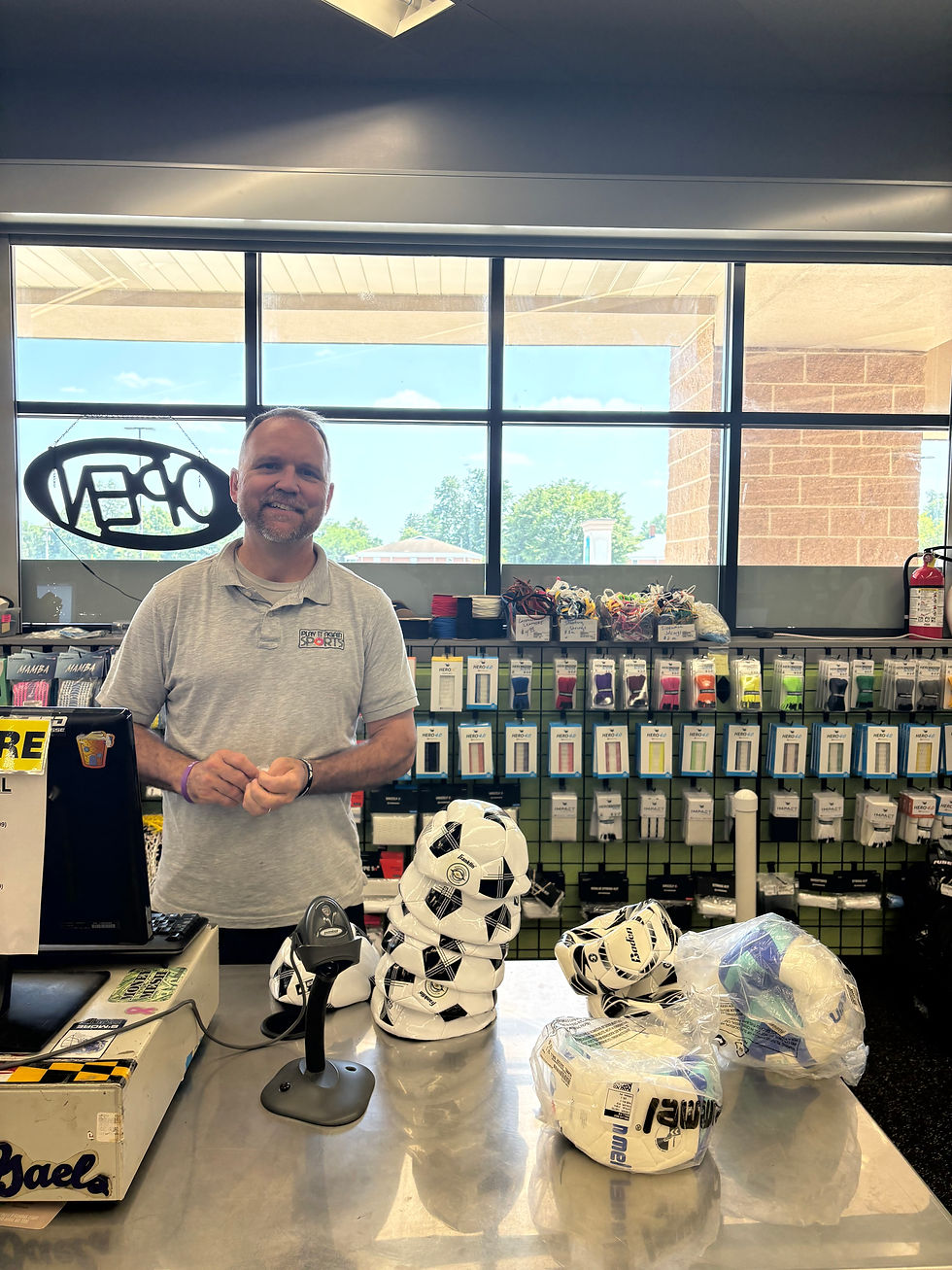 Soccer Ball Donation at Play It Again Sports